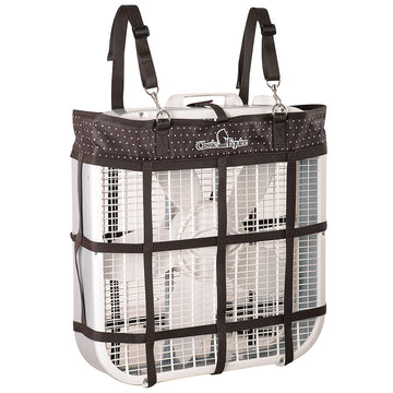 Wequine American Genuine Flexible Nylon Fan Bag Stainless Steel Black
